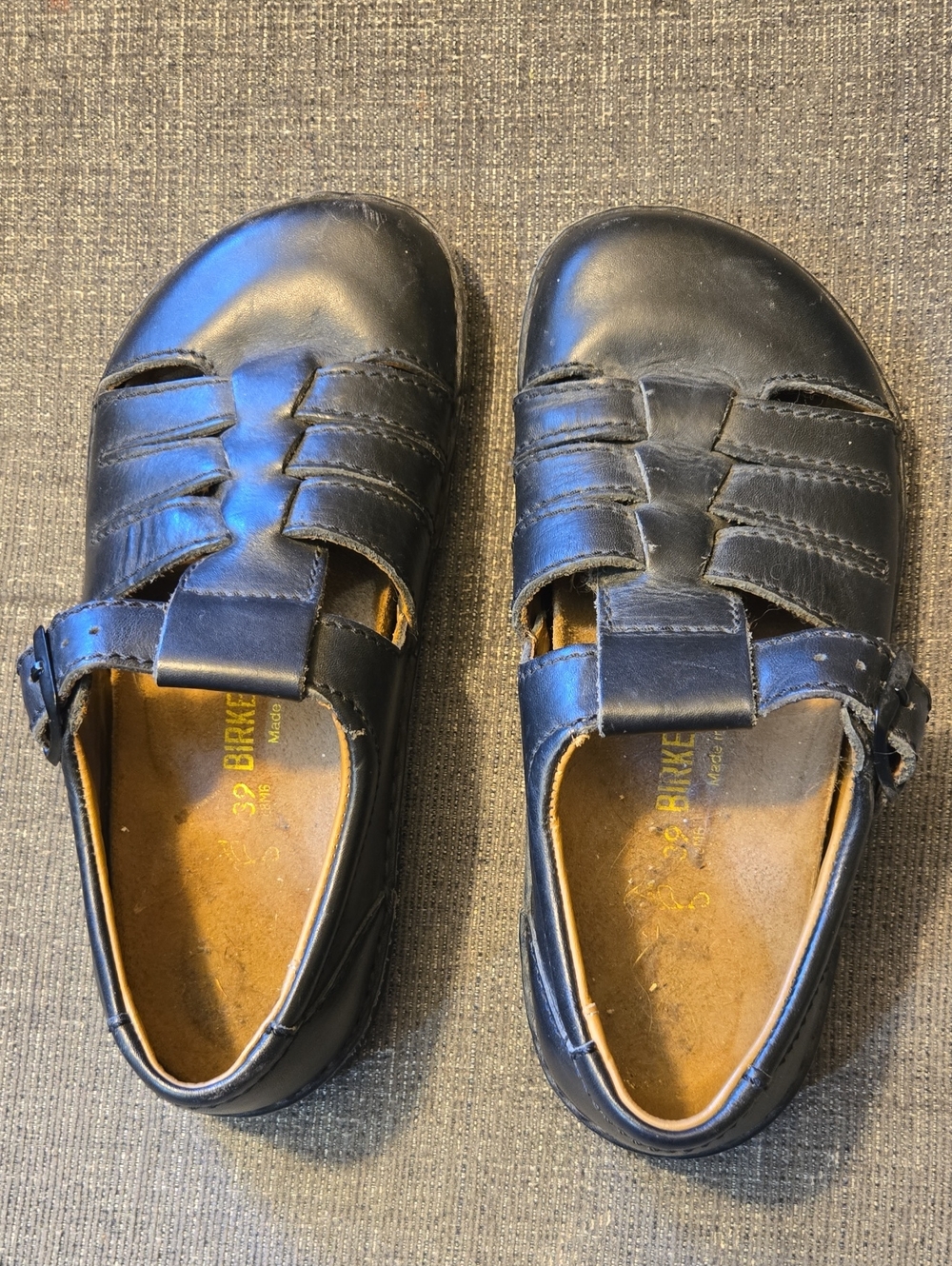 Birkenstock Madeira Leather Fisherman Flats